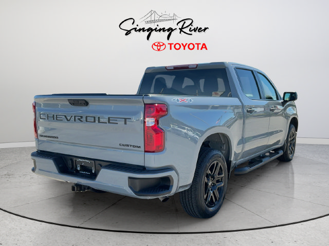 Used 2024 Chevrolet Silverado 1500 Custom w/ Turbomax Blackout Package AWD/4WD image 7