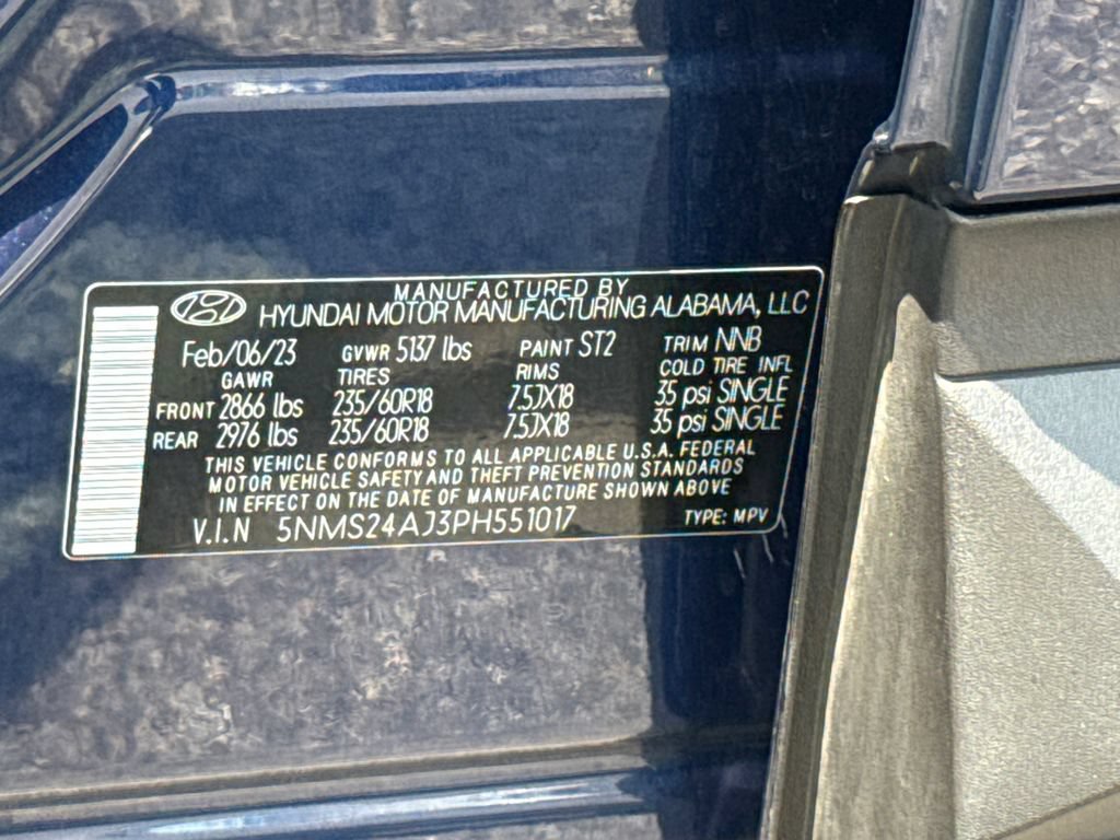 Used 2023 Hyundai Santa Fe SEL w/ Cargo Package FWD image 28