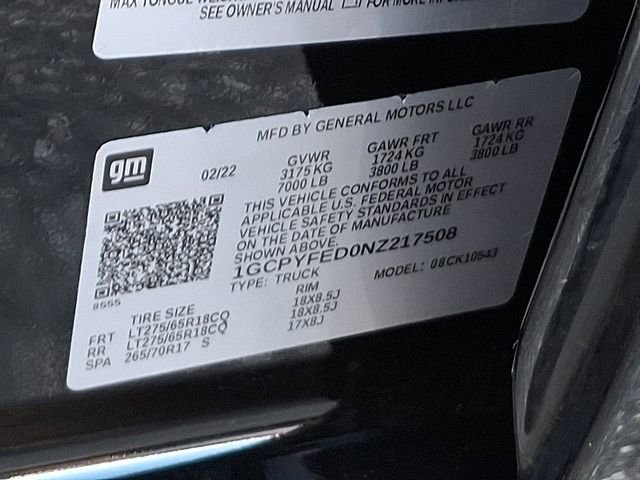 Used 2022 Chevrolet Silverado 1500 LT Trail Boss w/ Bed Protection Package image 31