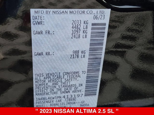 Certified 2023 Nissan Altima 2.5 SL AWD/4WD image 42