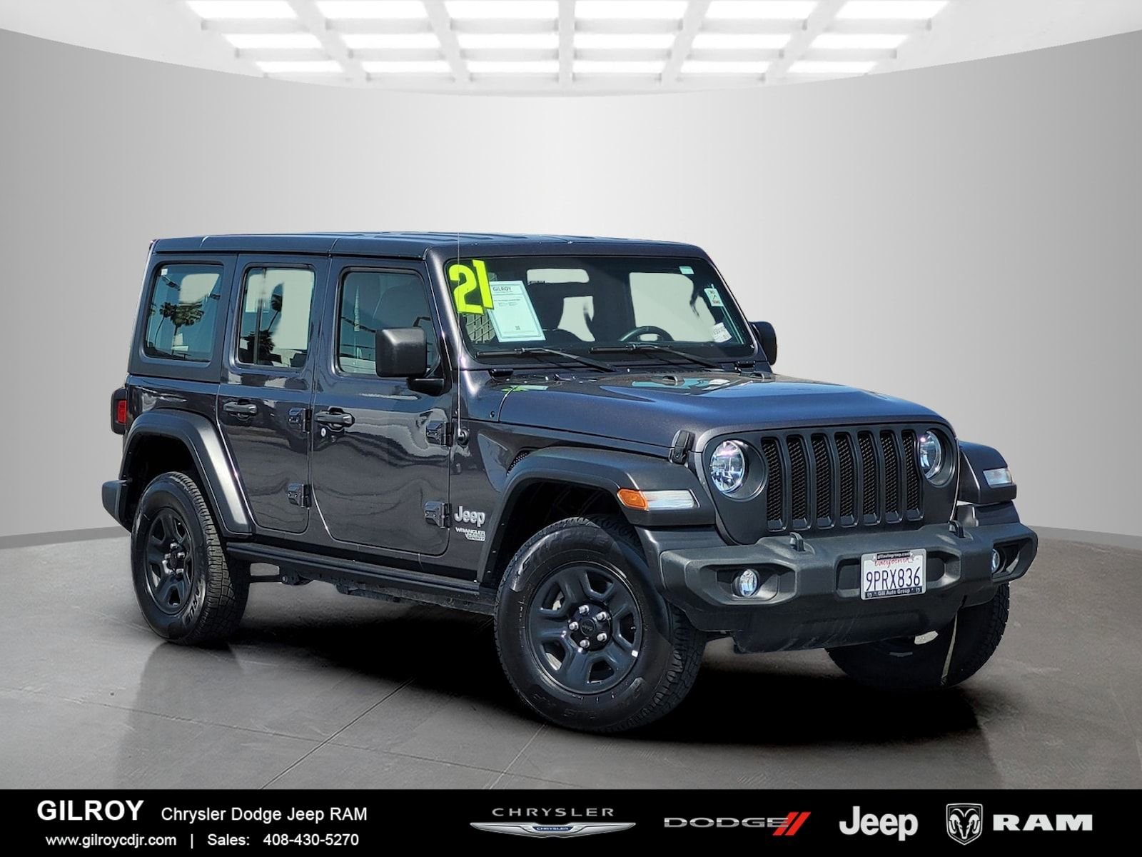 Used 2021 Jeep Wrangler Unlimited Sport video 1