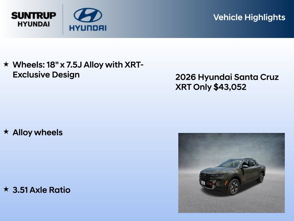 New 2026 Hyundai Santa Cruz XRT AWD/4WD image 15