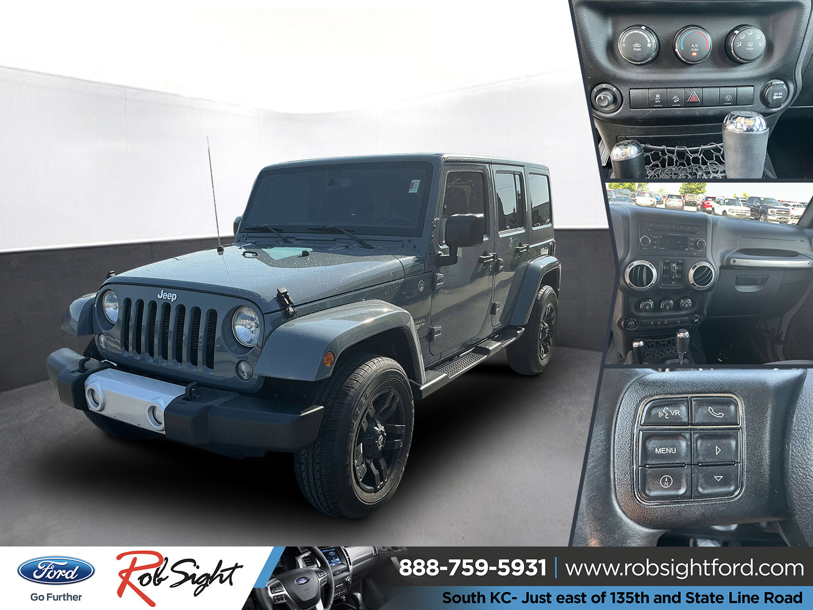 Used 2015 Jeep Wrangler Unlimited Sahara w/ Connectivity Group
