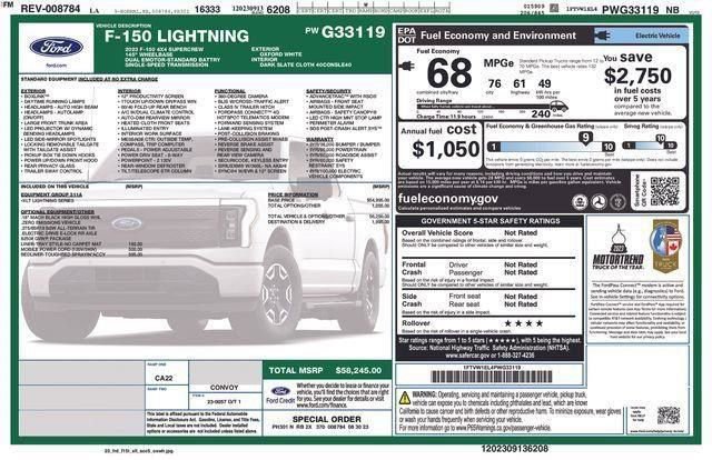 Used 2023 Ford F150 Lightning XLT image 6