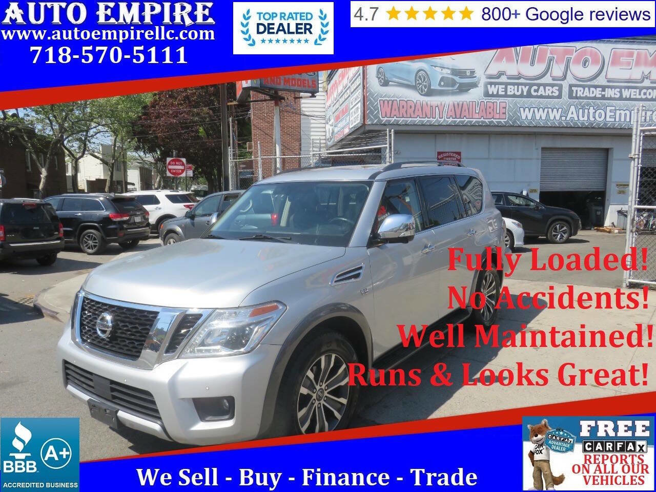 Used 2018 Nissan Armada SL w/ Premium Package AWD/4WD image 1