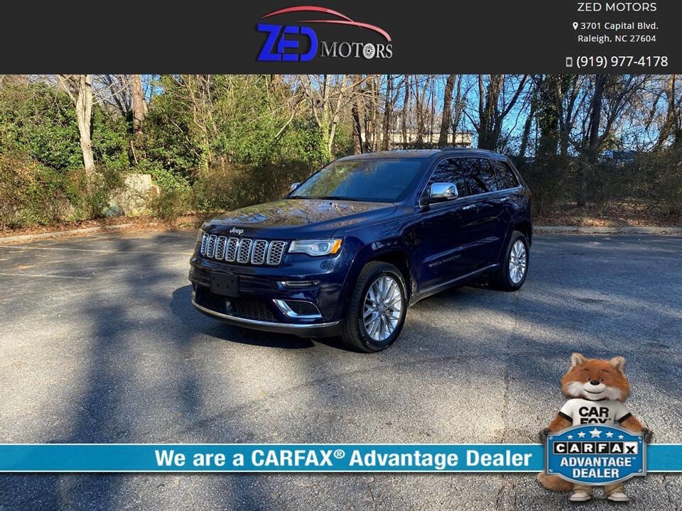Used 2018 Jeep Grand Cherokee Summit w/ Skid Plate Group