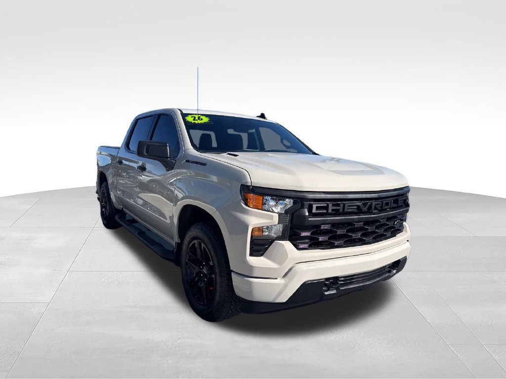 Used 2026 Chevrolet Silverado 1500 Custom w/ Turbomax Blackout Package AWD/4WD image 8