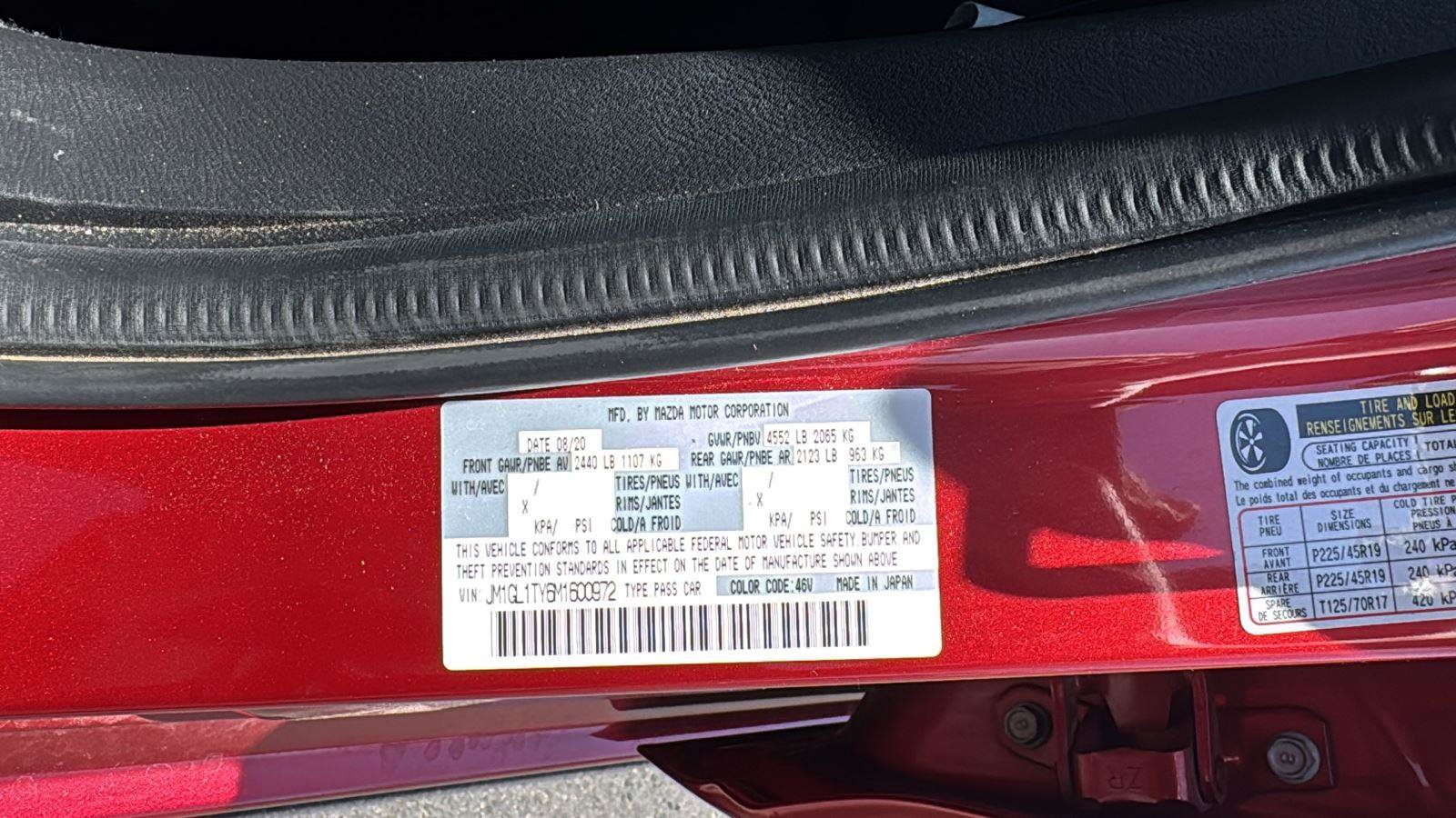 Used 2021 MAZDA MAZDA6 Grand Touring FWD image 21