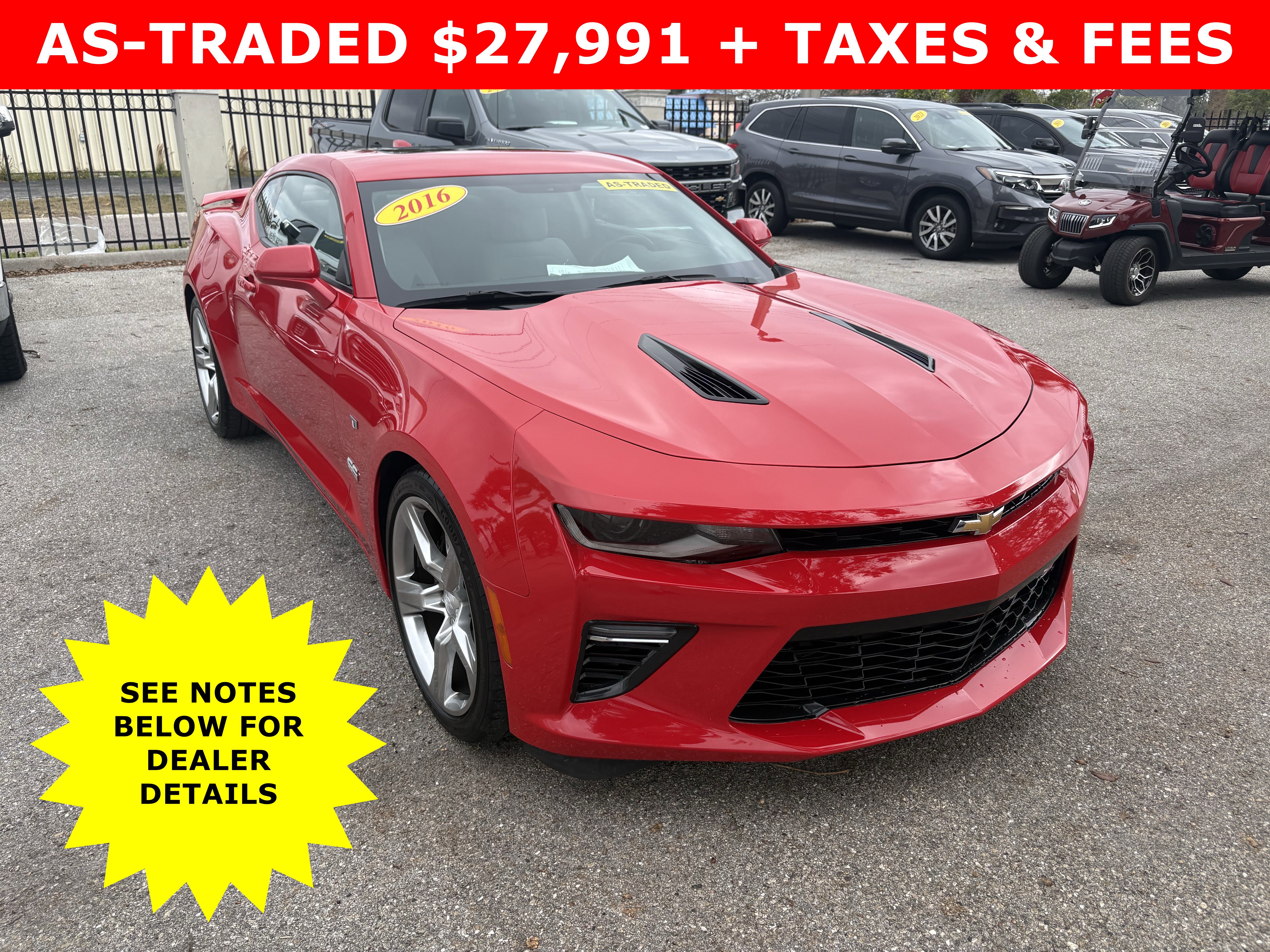 Used 2016 Chevrolet Camaro SS