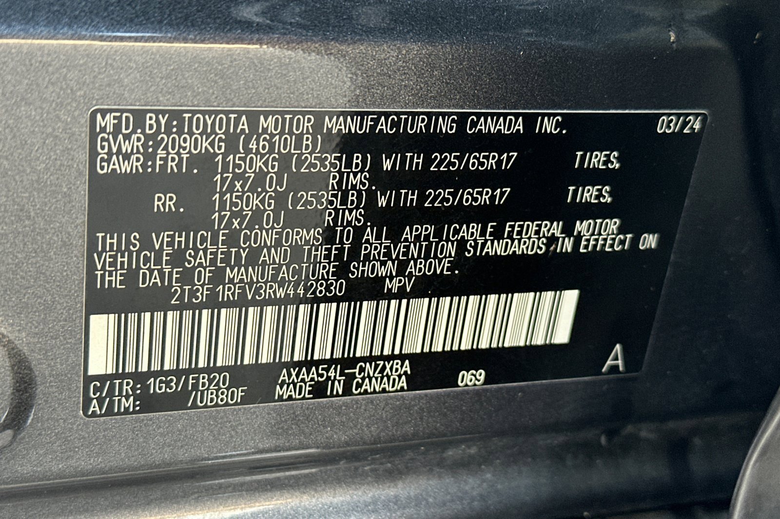 Used 2024 Toyota RAV4 LE image 55