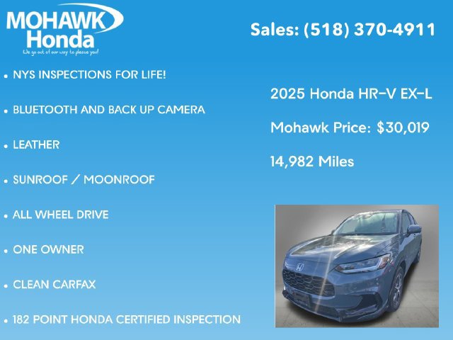 Used 2025 Honda HR-V EX-L image 8