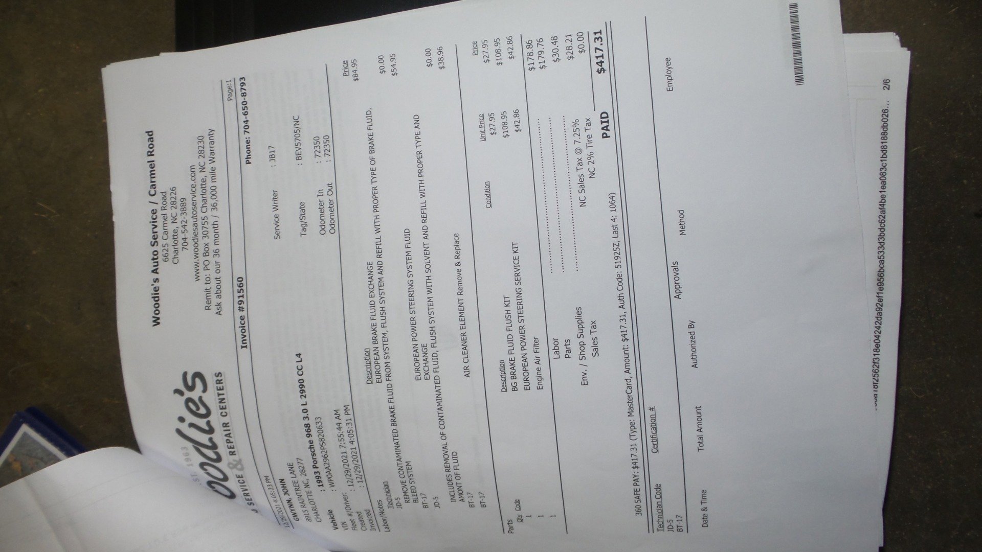 Used 1993 Porsche 968 Coupe image 4