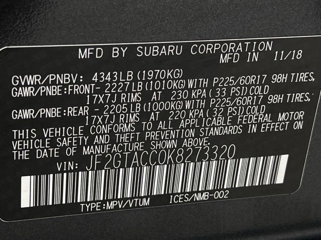 Used 2019 Subaru Crosstrek 2.0i Premium w/ Popular Package #3 image 21