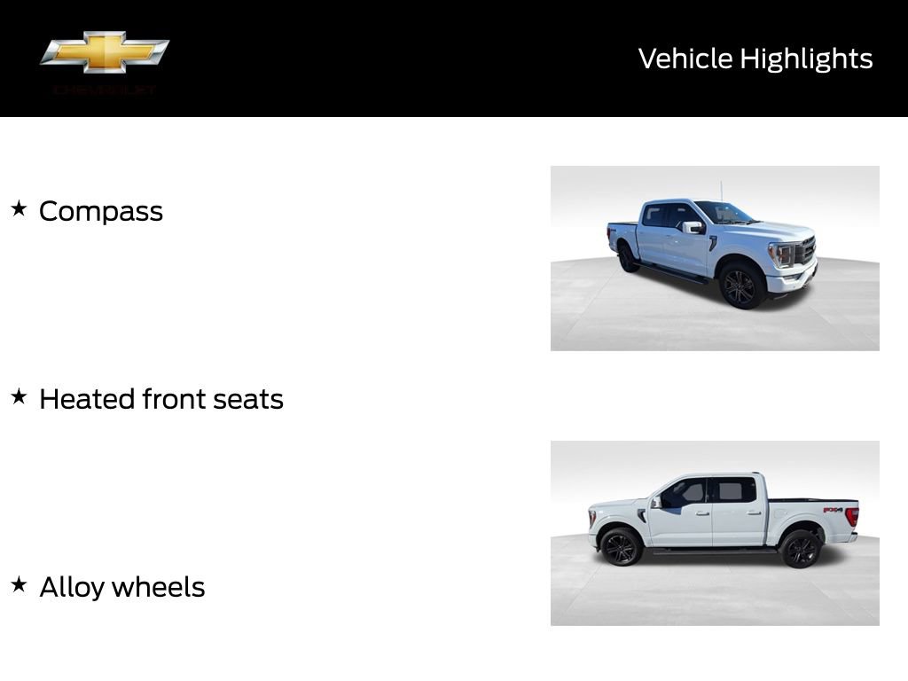 Used 2022 Ford F150 Lariat w/ Equipment Group 502A High image 19