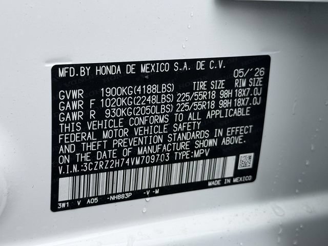 New 2027 Honda HR-V EX-L image 22