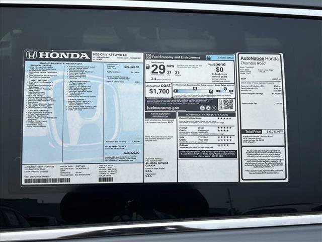 New 2026 Honda CR-V LX image 21