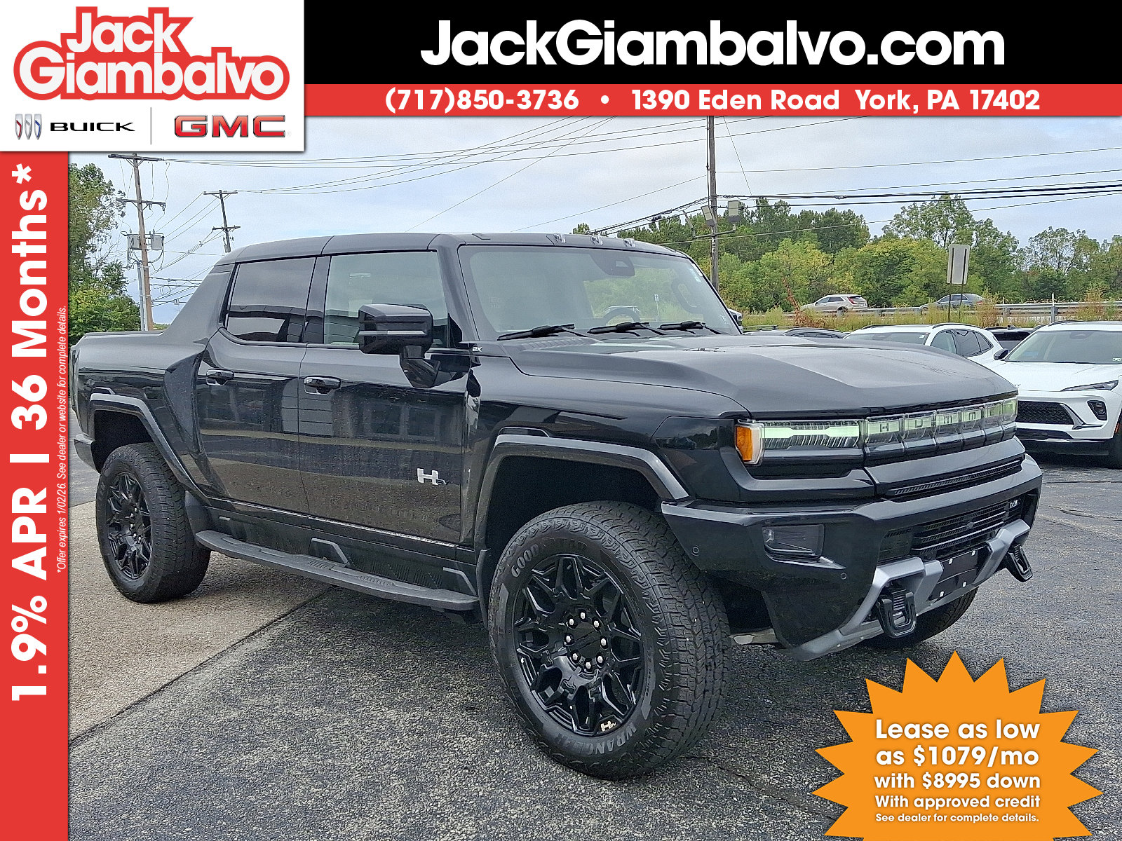 New 2026 GMC Hummer EV 4x4 Crew Cab