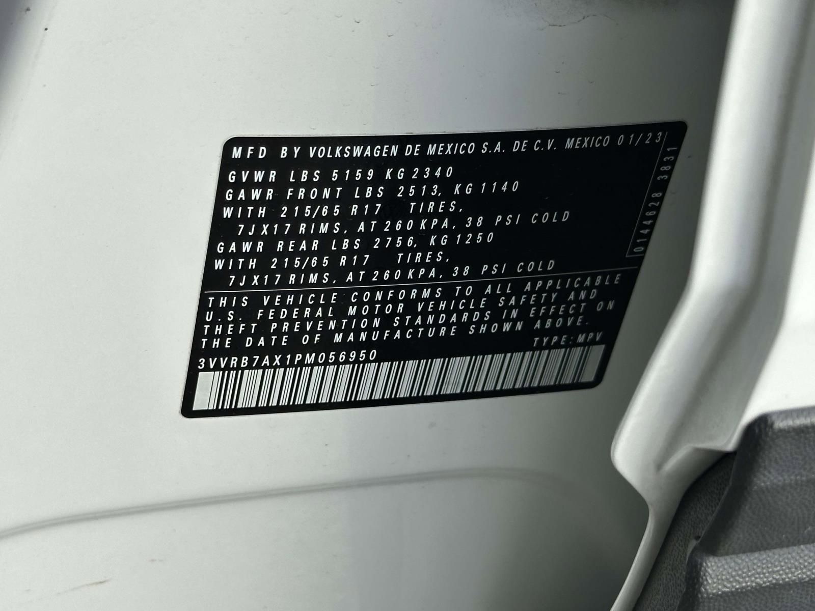 Used 2023 Volkswagen Tiguan S FWD image 25