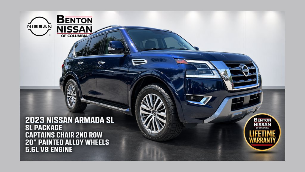Used 2023 Nissan Armada SL w/ Captain's Chairs Package