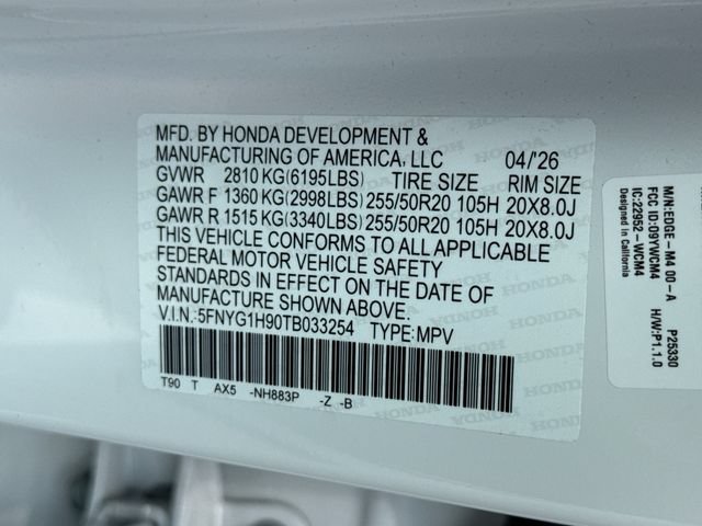 Certified 2026 Honda Pilot Black Edition image 17