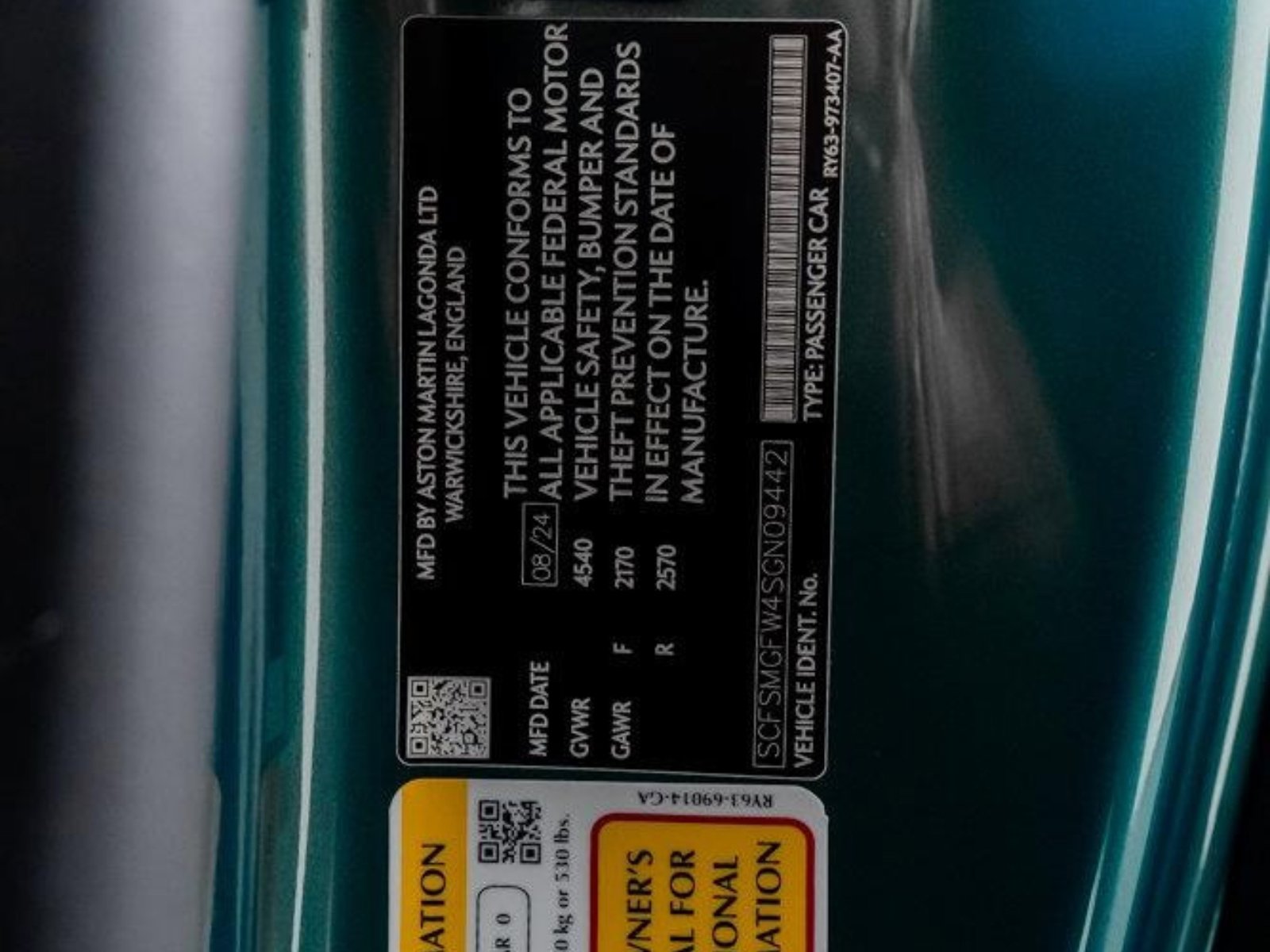 Used 2025 Aston Martin V8 Vantage Coupe image 50