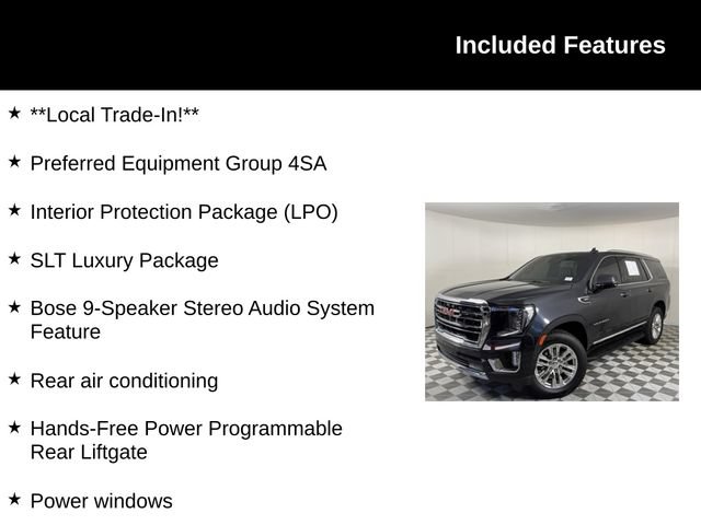 Used 2024 GMC Yukon SLT w/ SLT Luxury Package AWD/4WD image 4
