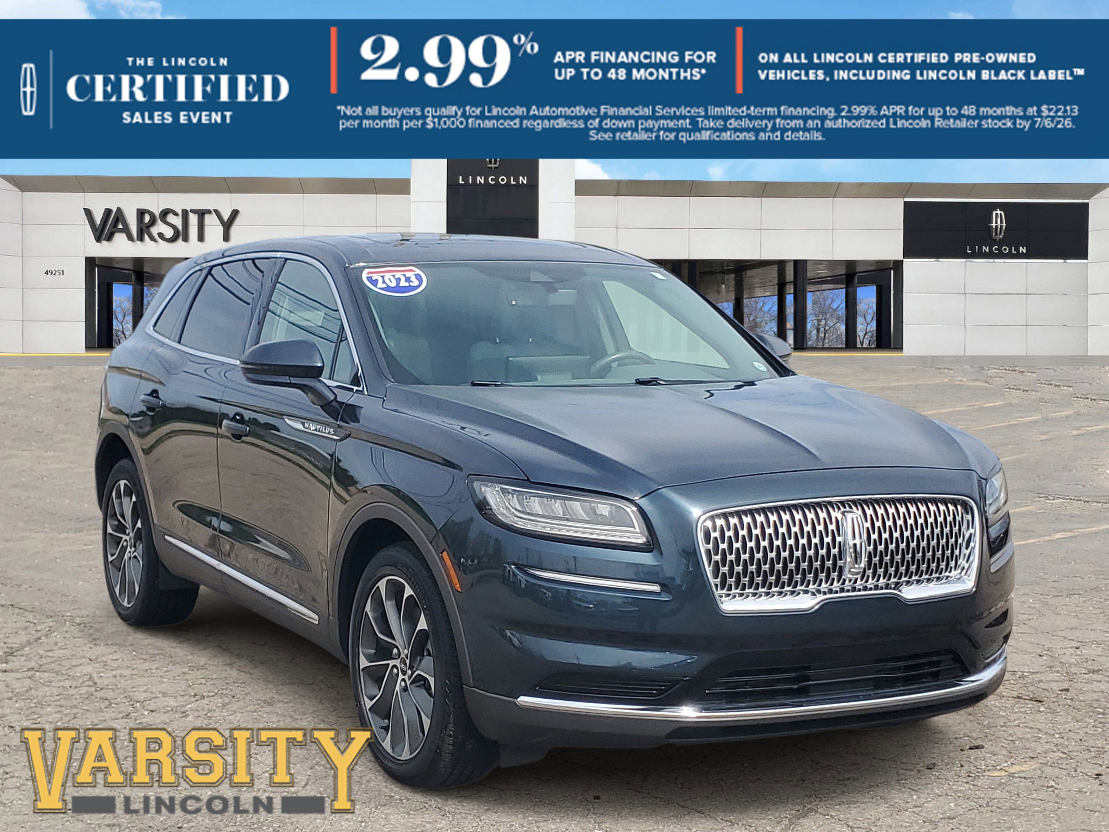 Certified 2023 Lincoln Nautilus Reserve AWD/4WD image 1