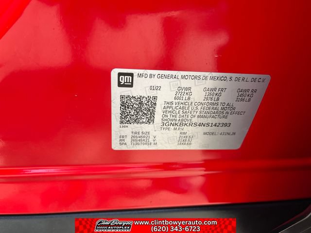 Used 2022 Chevrolet Blazer RS w/ Enhanced Convenience Package AWD/4WD image 23