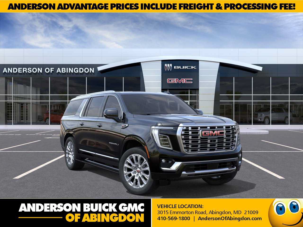New 2026 GMC Yukon XL Denali w/ Sun & Power Step Package AWD/4WD image 1