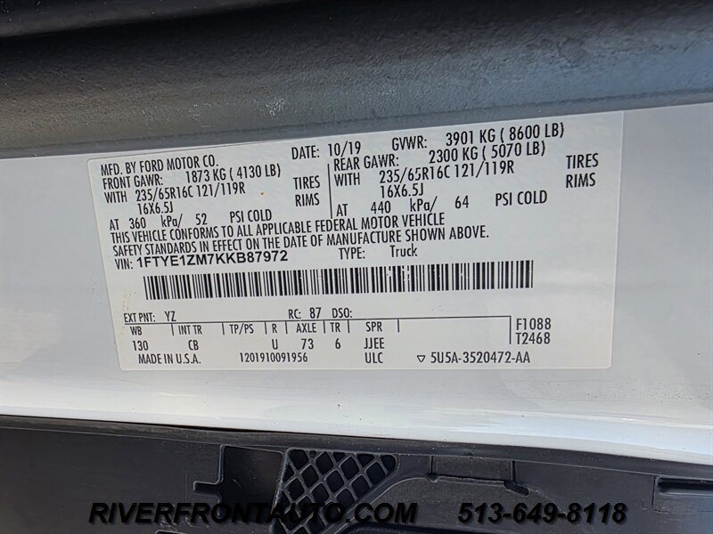 Used 2019 Ford Transit 150 130 Low Roof RWD image 23