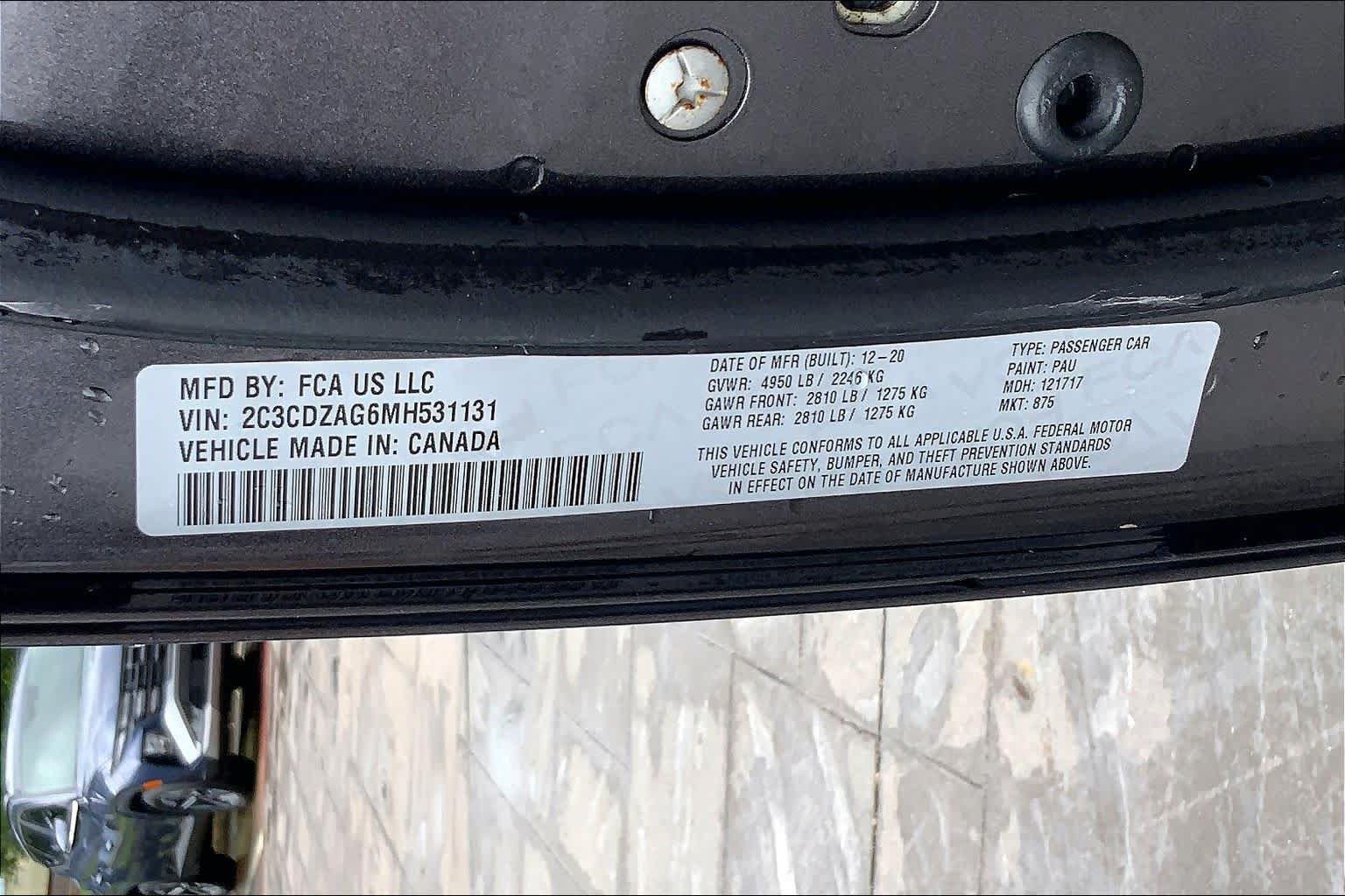 Used 2021 Dodge Challenger SXT w/ Blacktop Package RWD image 31
