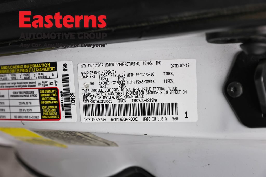 Used 2019 Toyota Tacoma SR RWD image 33