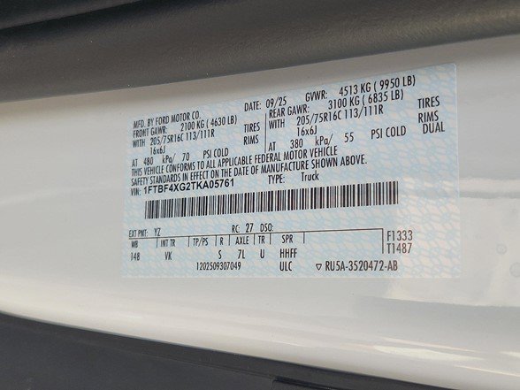 New 2026 Ford Transit 350 148 High Roof Extended DRW w/ Load Area Protection Package RWD image 14