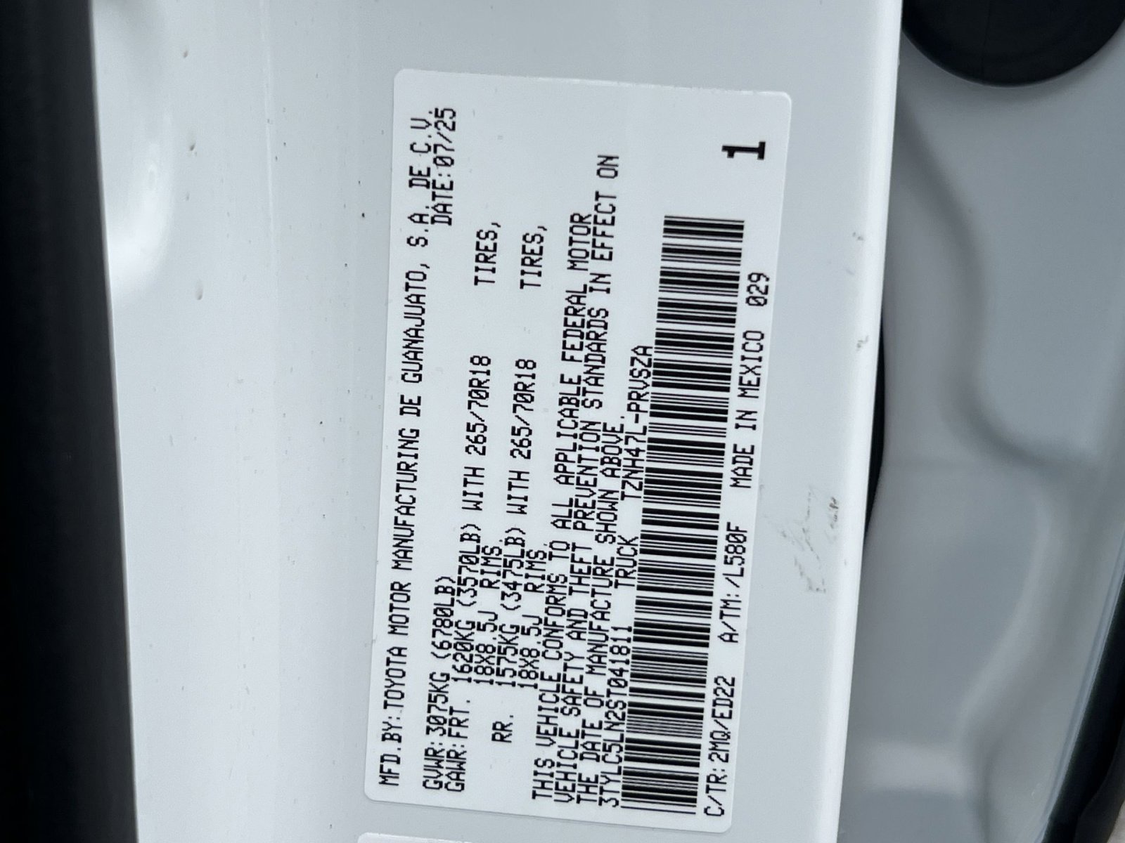 New 2025 Toyota Tacoma TRD Pro image 23