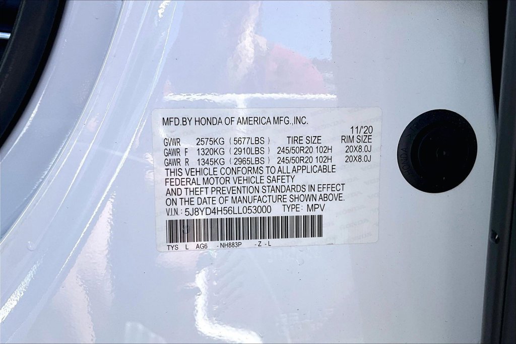 Certified 2020 Acura MDX w/ Technology Package AWD/4WD image 36