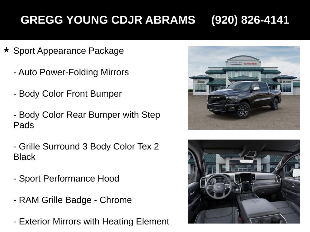 New 2026 RAM 1500 Laramie w/ Sport Appearance Package image 19