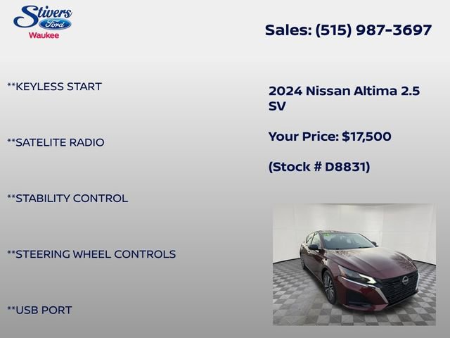 Used 2024 Nissan Altima 2.5 SV image 21