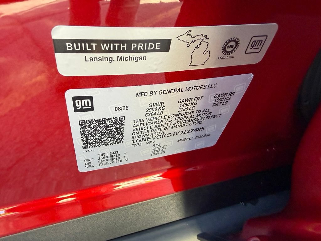 New 2027 Chevrolet Traverse LT AWD/4WD image 60
