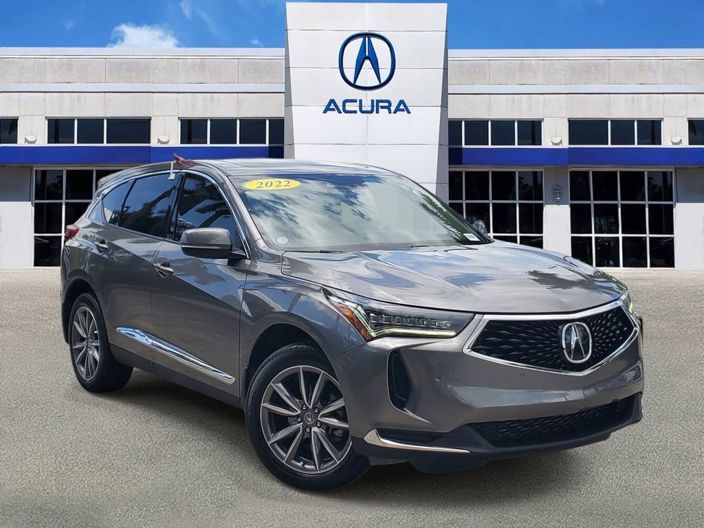 Certified 2022 Acura RDX w/ Technology Package FWD image 1