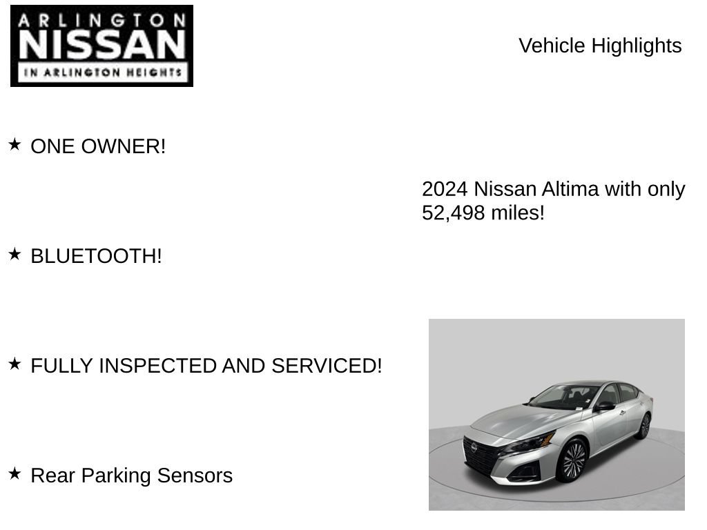 Certified 2024 Nissan Altima 2.5 SV FWD image 7