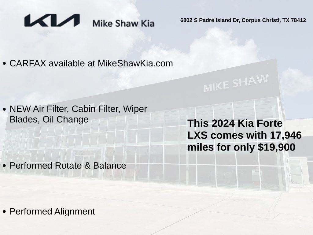 Used 2024 Kia Forte LXS FWD image 3