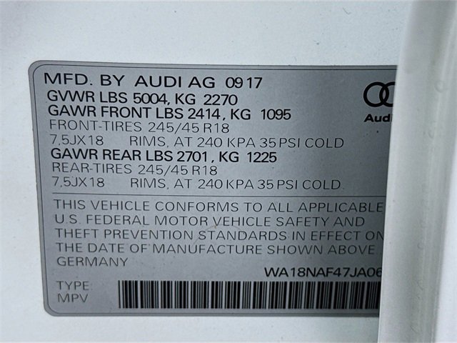 Used 2018 Audi A4 2.0T allroad Premium Plus image 32