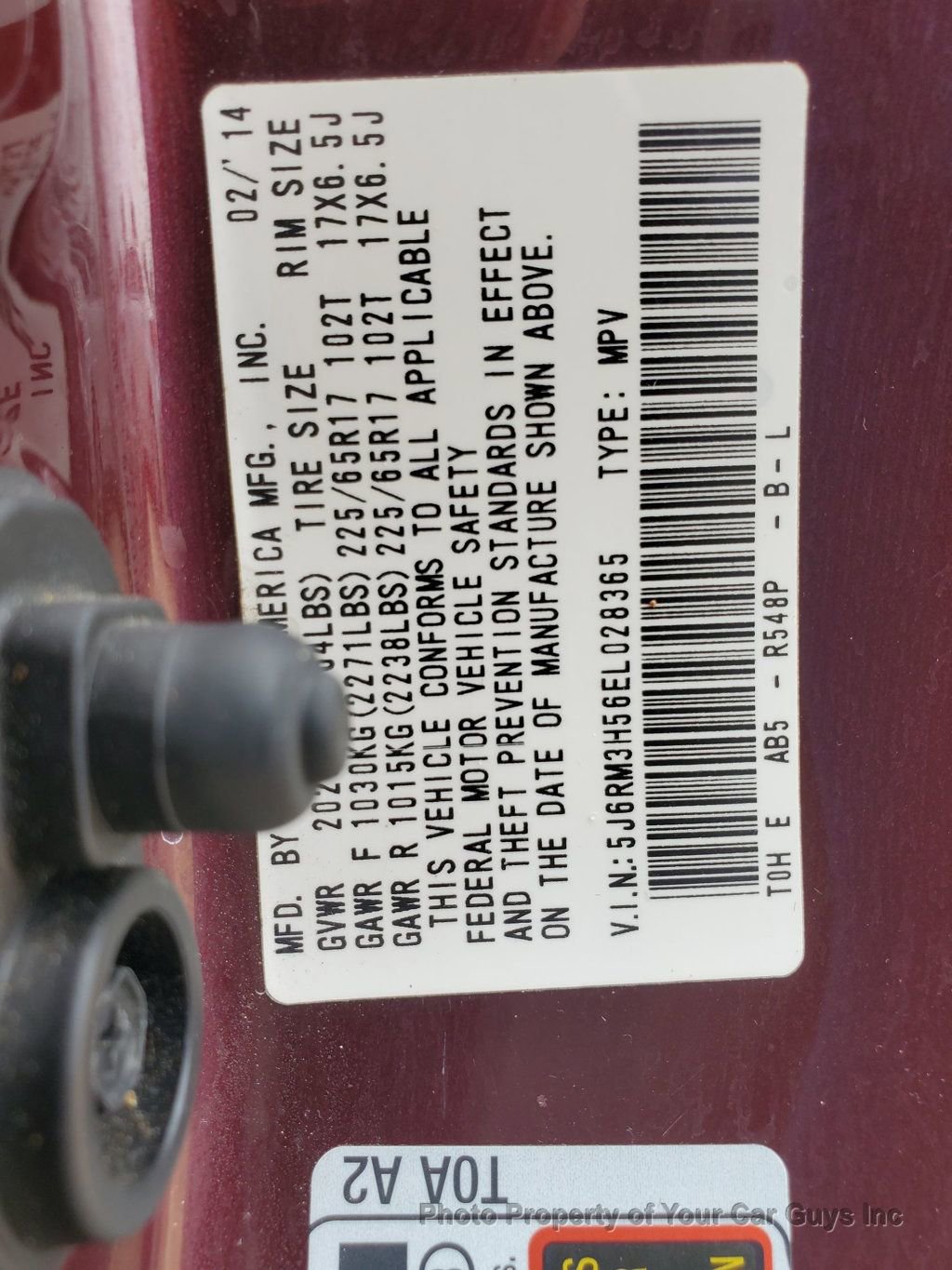 Used 2014 Honda CR-V EX image 26