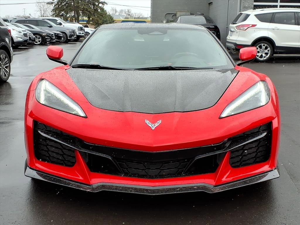 Used 2024 Chevrolet Corvette Z06 w/ Chrome Exterior Badge Package RWD image 7