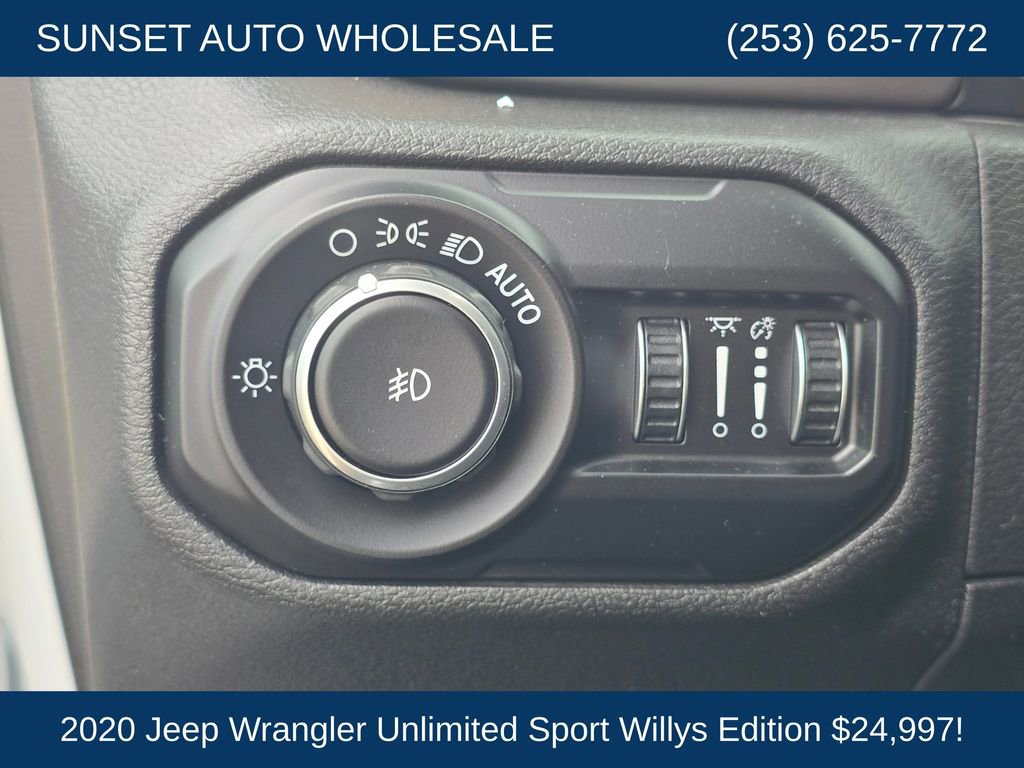 Used 2020 Jeep Wrangler Unlimited Willys image 32