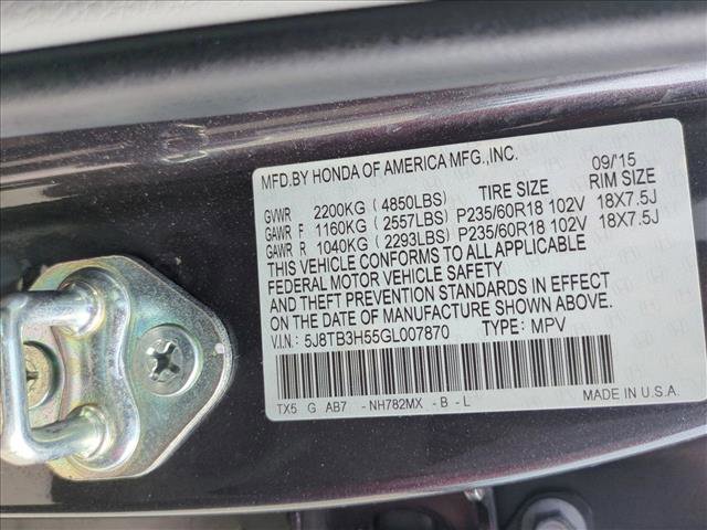 Used 2016 Acura RDX FWD w/ Technology Package image 15