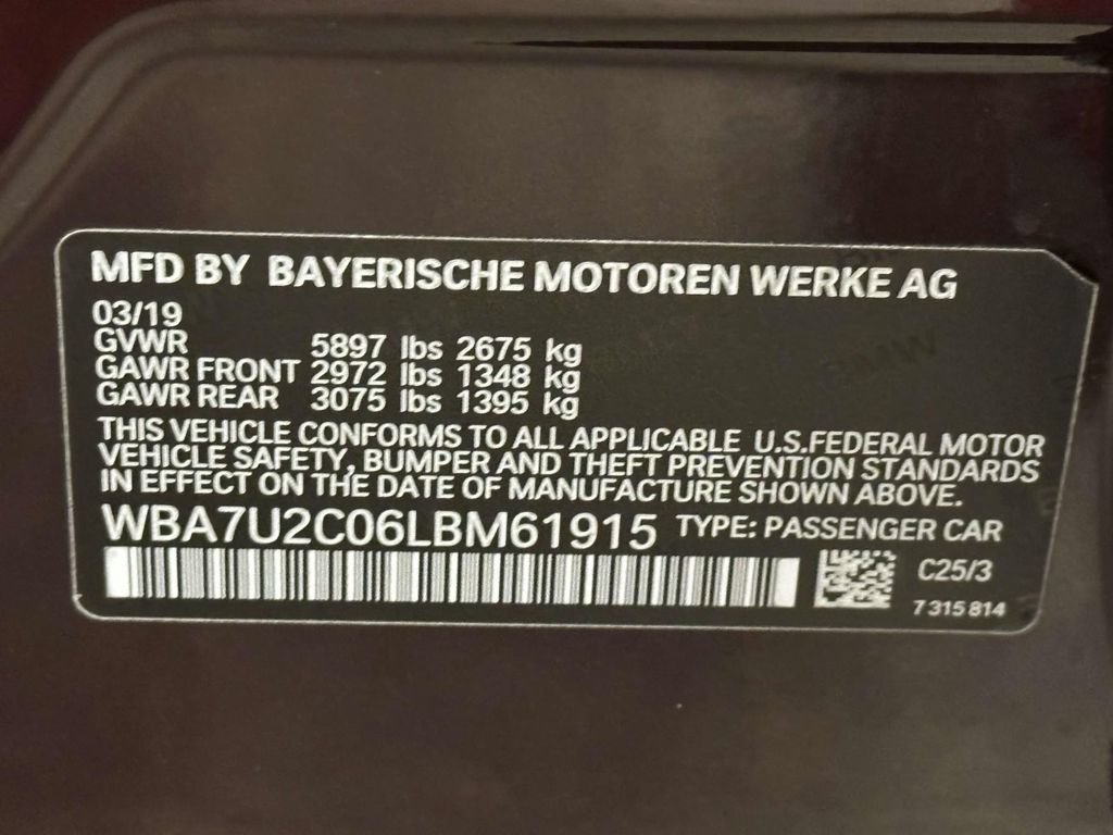 Used 2020 BMW 750i xDrive w/ Executive Package AWD/4WD image 32