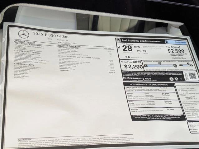 New 2026 Mercedes-Benz E 350 Sedan image 21