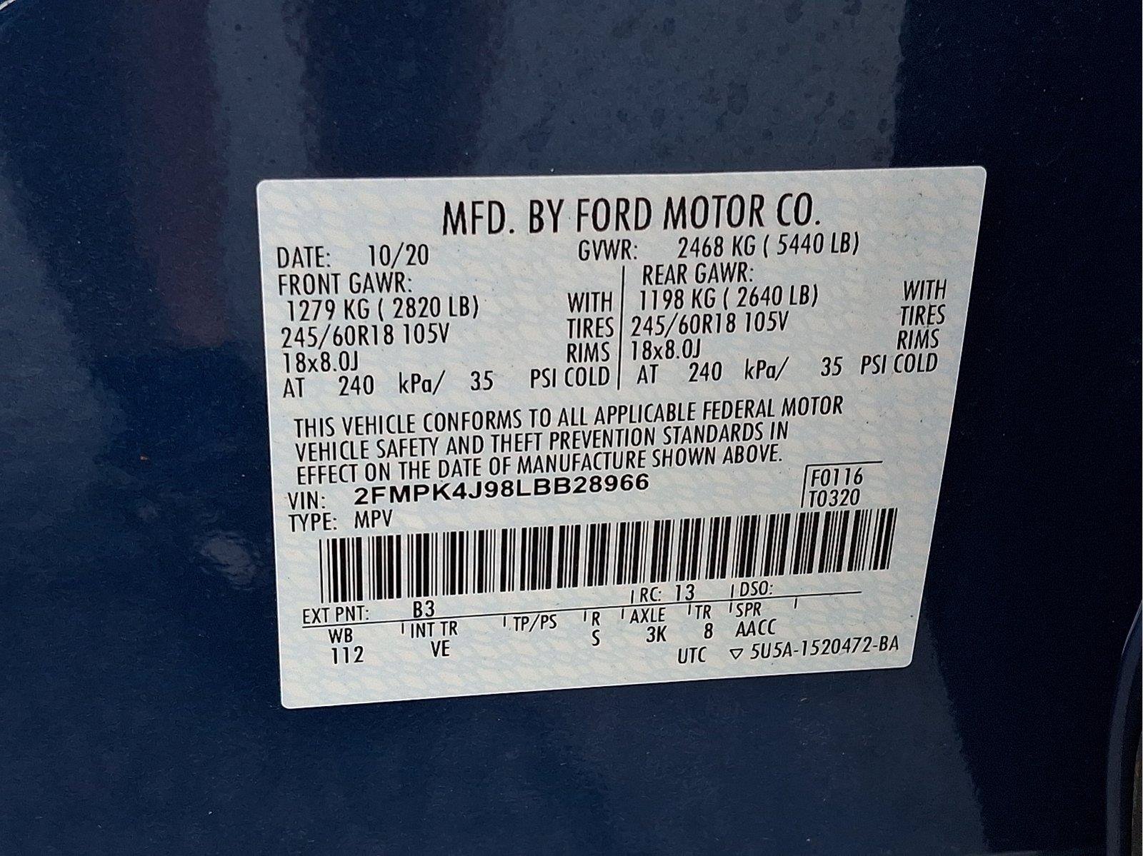 Used 2020 Ford Edge SEL w/ Cold Weather Package AWD/4WD image 22