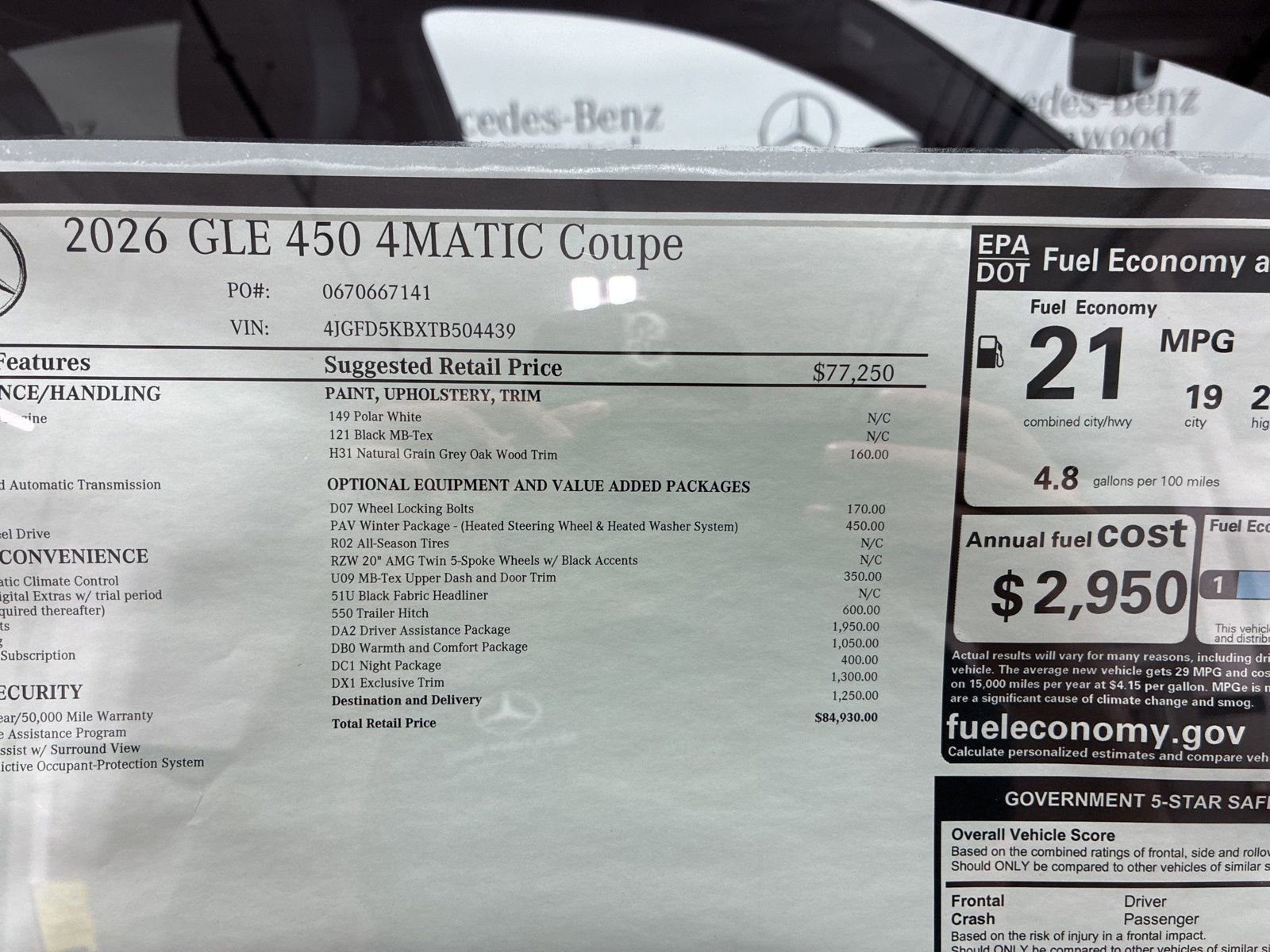 New 2026 Mercedes-Benz GLE 450 4MATIC Coupe image 23